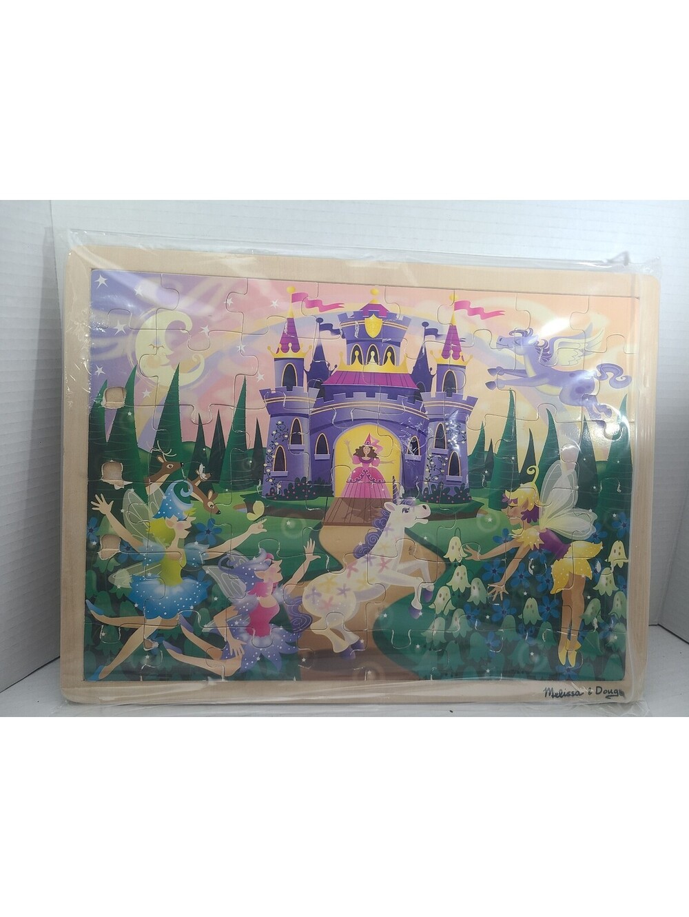 Melissa & Doug Fairy Fantasy Wooden 48 Pc Jigsaw Puzzle - Read